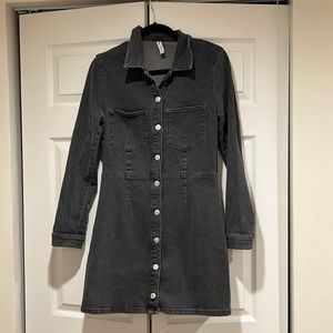 Zara mini denim dress